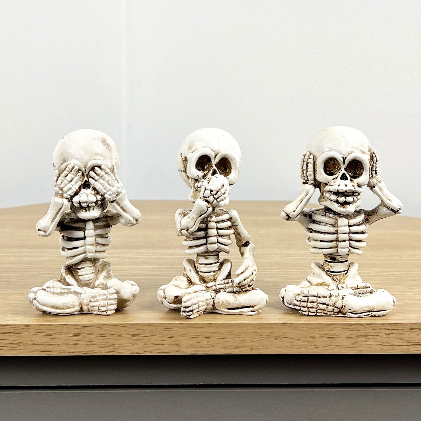 Small Skeleton Ornaments - See Speak Hear No Evil