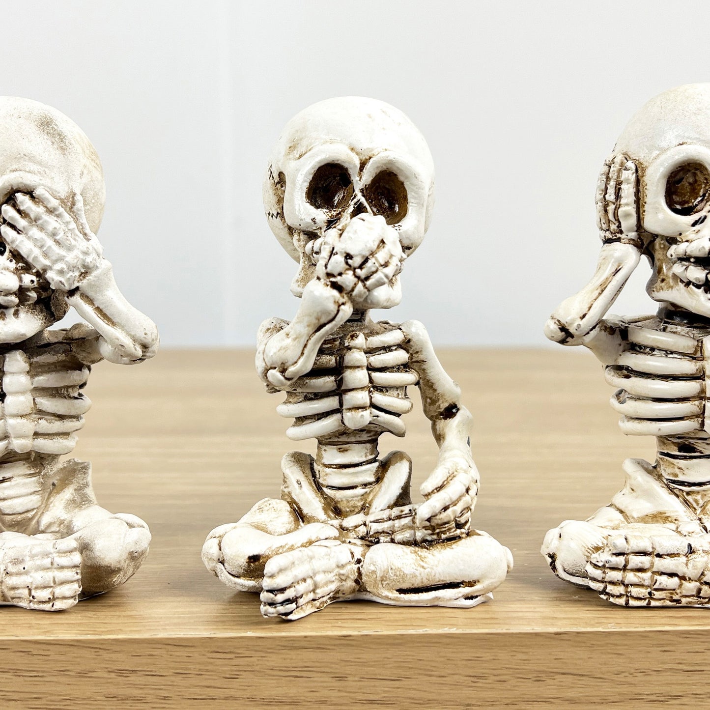 Small Skeleton Ornaments - See Speak Hear No Evil