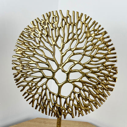 Gold Coral Sculpture, Height: 52.5cm