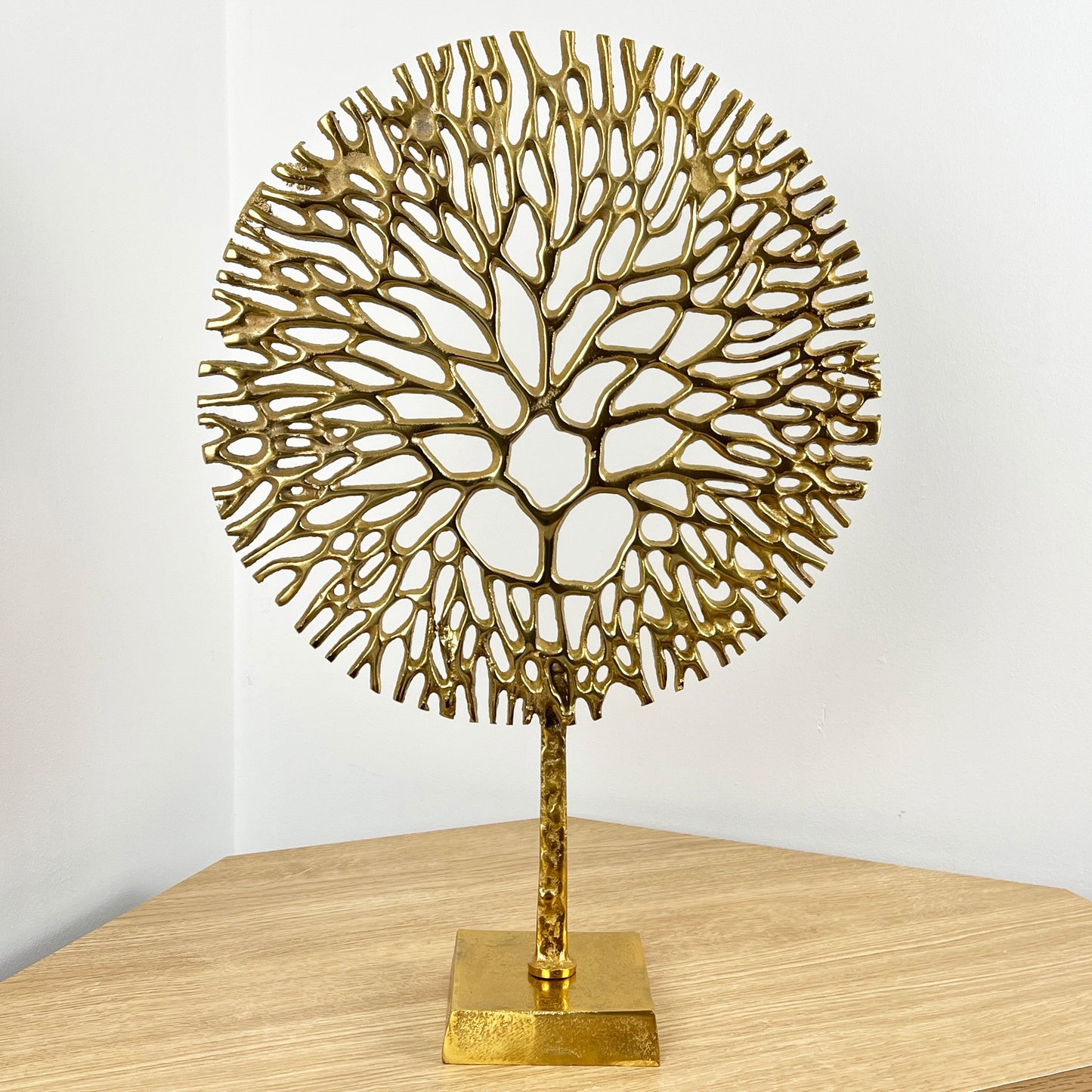 Gold Coral Sculpture, Height: 52.5cm