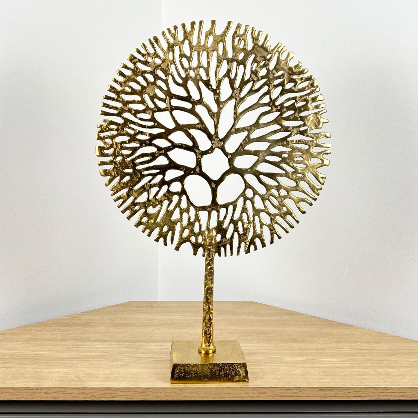 Gold Coral Sculpture, Height: 52.5cm