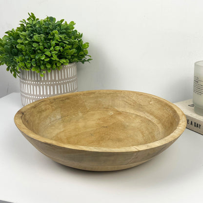 29cm Round Decorative Bowl - Mango Wood