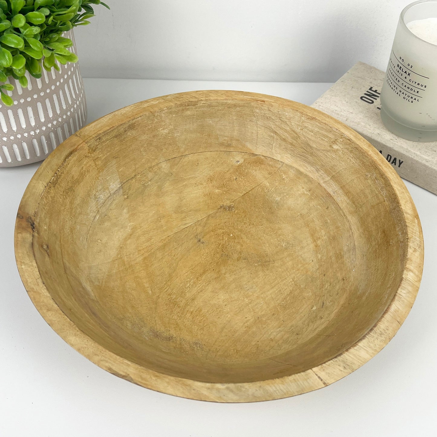 29cm Round Decorative Bowl - Mango Wood