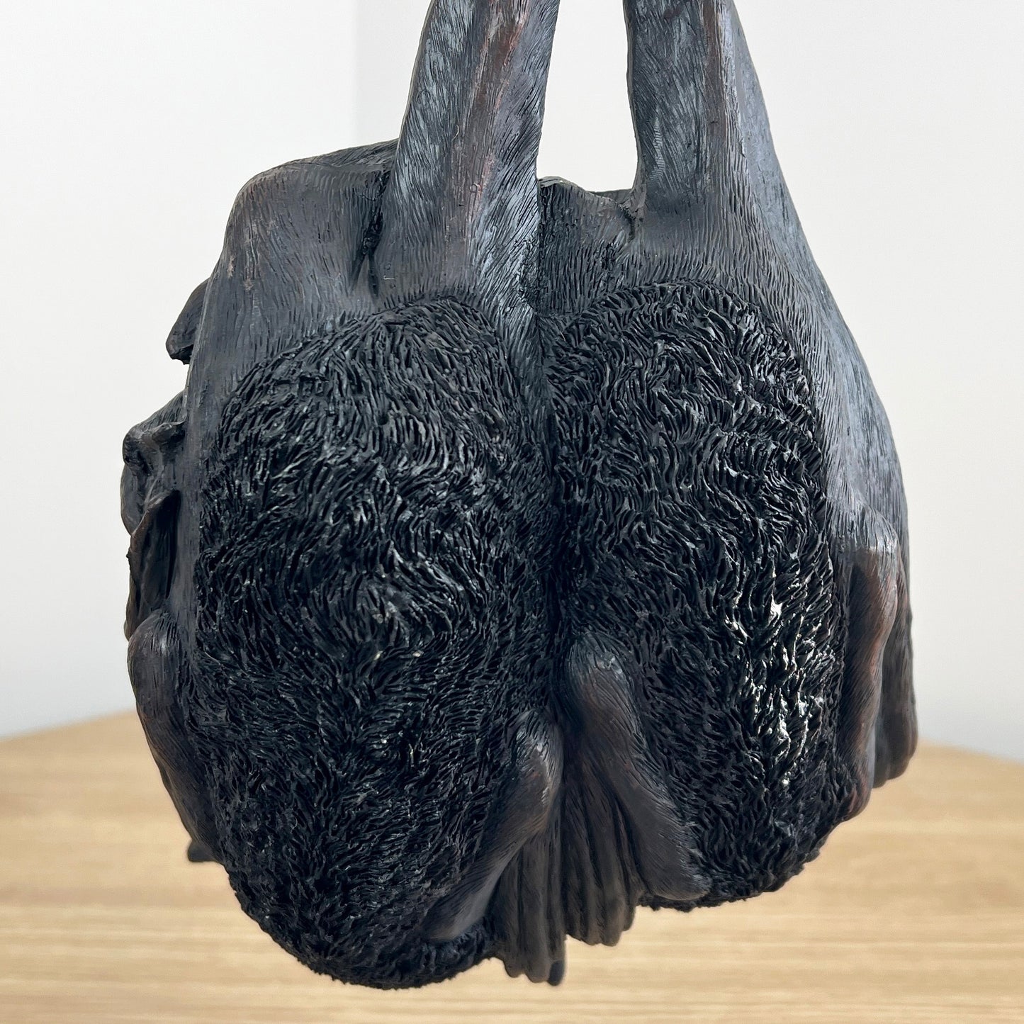 Realistic Hanging Bats Ornament - Resin