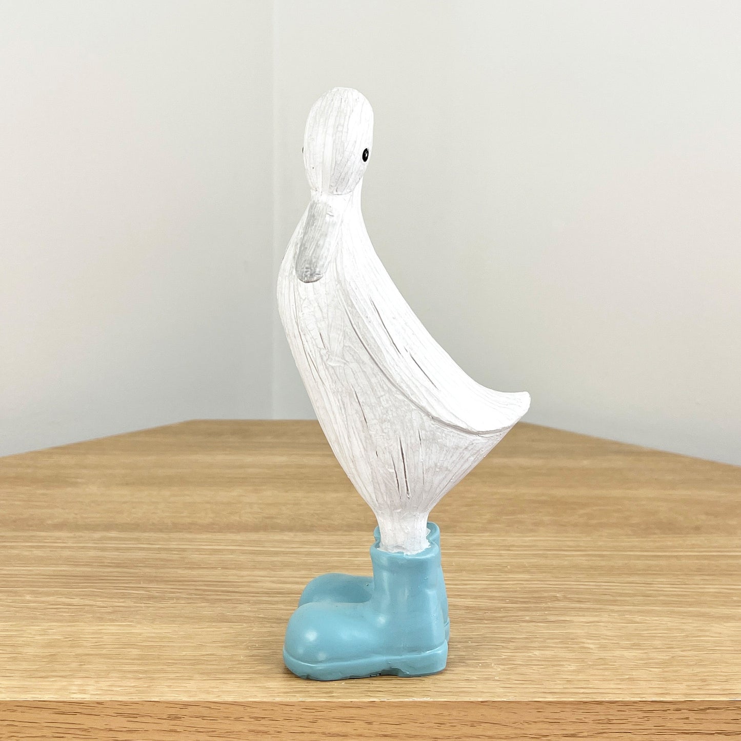 22.5cm Shy Duck in Boots Ornament - Resin