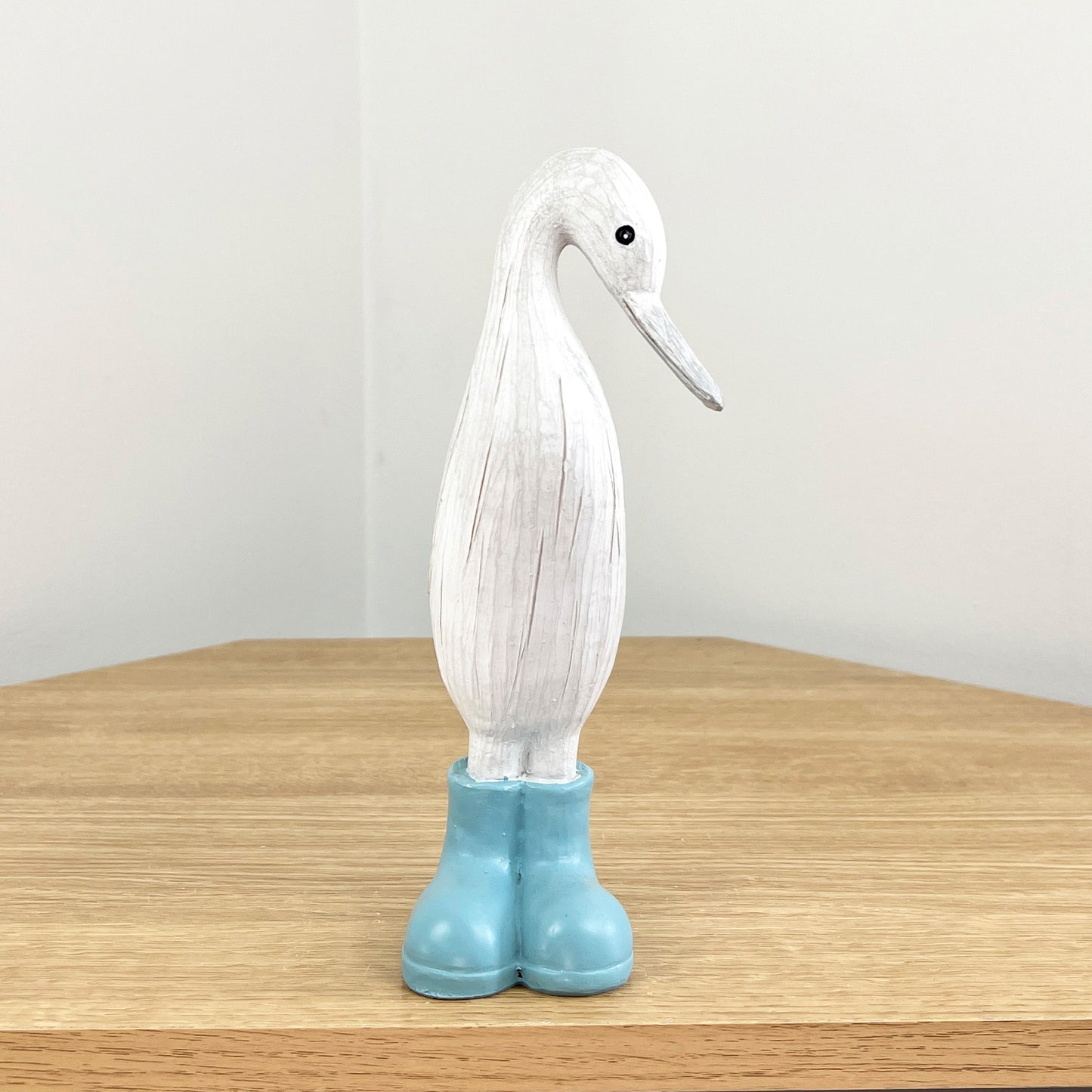 22.5cm Shy Duck in Boots Ornament - Resin