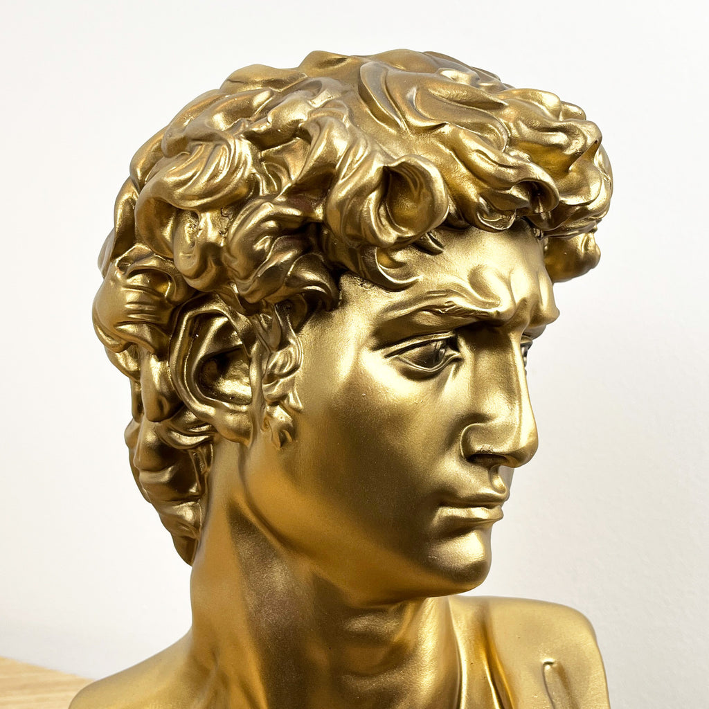 29cm Statue of David Bust Ornament – Resin