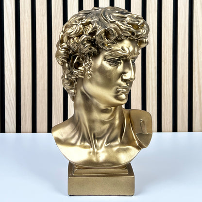 29cm Statue of David Bust Ornament – Resin