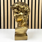 29cm Statue of David Bust Ornament – Resin