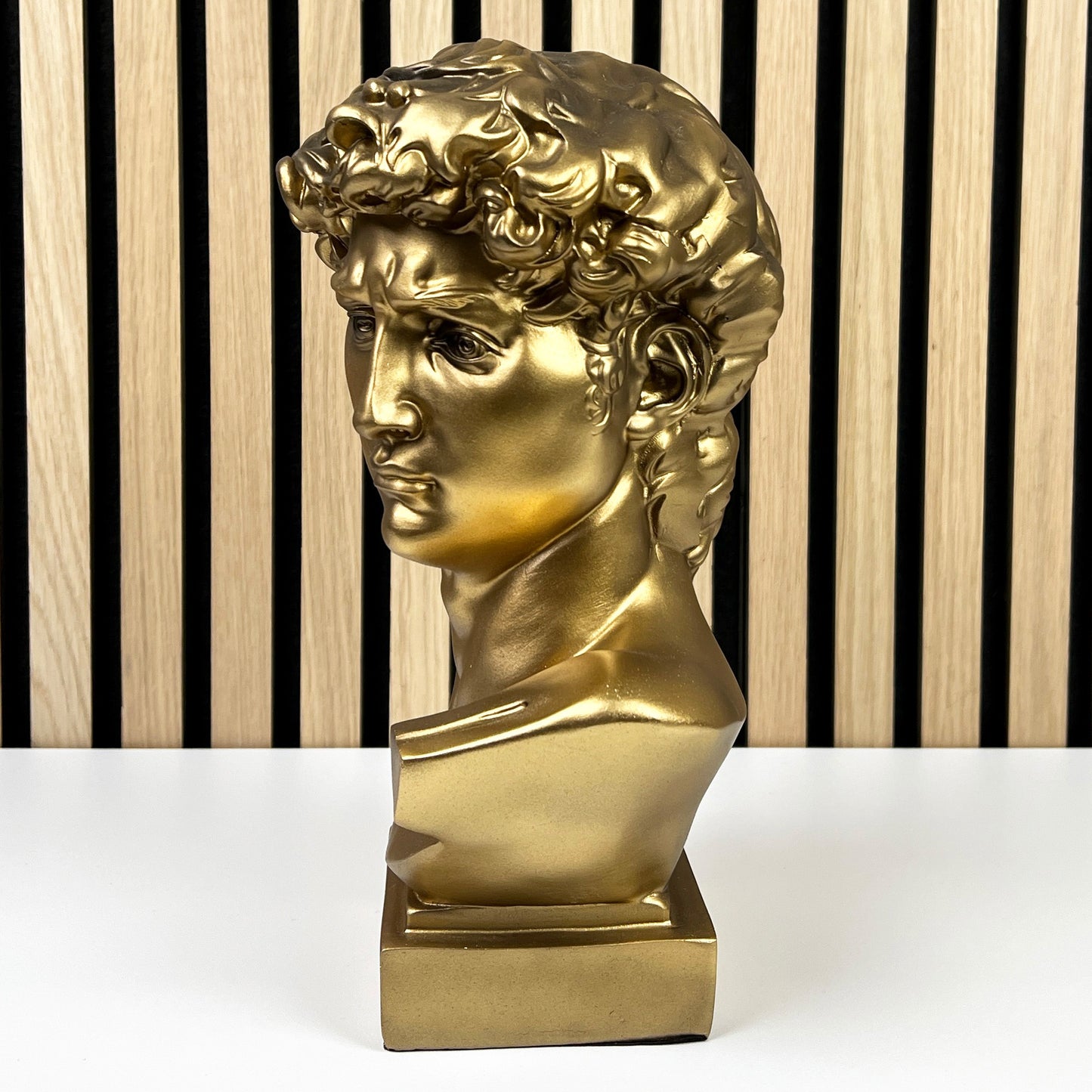 29cm Statue of David Bust Ornament – Resin