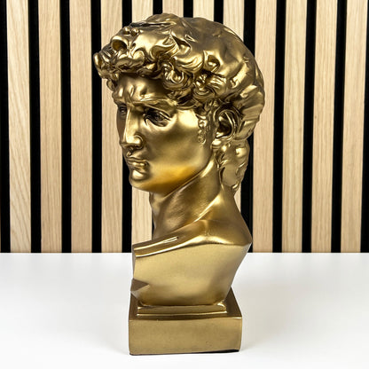 29cm Statue of David Bust Ornament – Resin