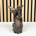 19.5cm Fairy Sitting on Rabbit Ornament - Resin