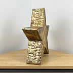 Large Gold Star Ornament / Decoration - Metal