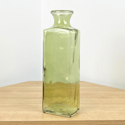 30cm Tall Glass Vase – Green