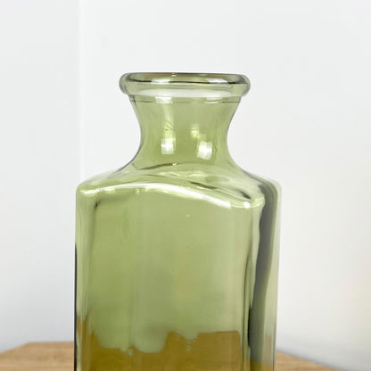 30cm Tall Glass Vase – Green