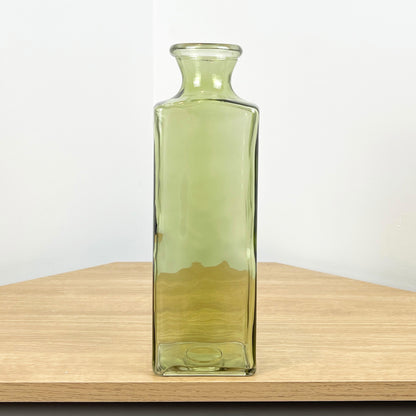 30cm Tall Glass Vase – Green