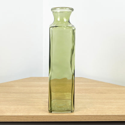 30cm Tall Glass Vase – Green