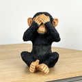 19.5cm See No Evil Monkey Ornament - Resin