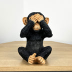 19.5cm See No Evil Monkey Ornament - Resin