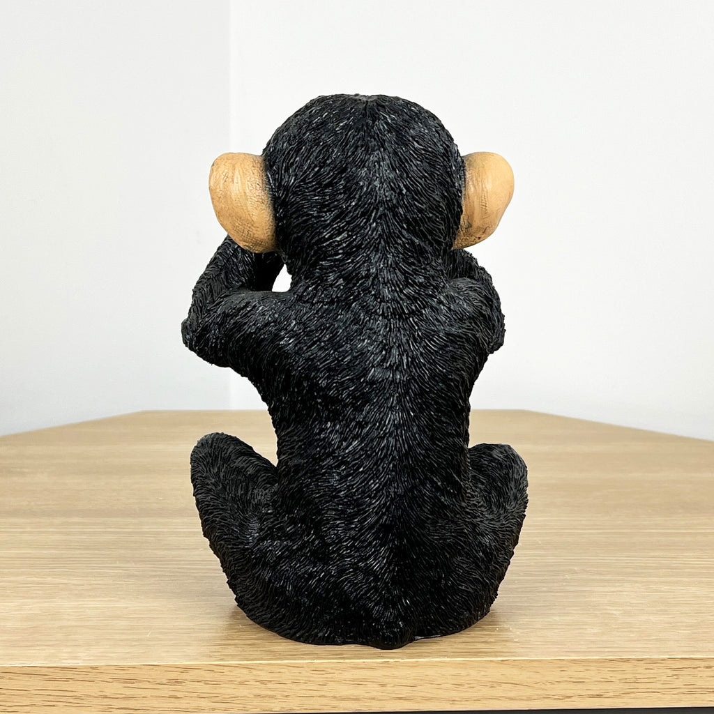 19.5cm See No Evil Monkey Ornament - Resin