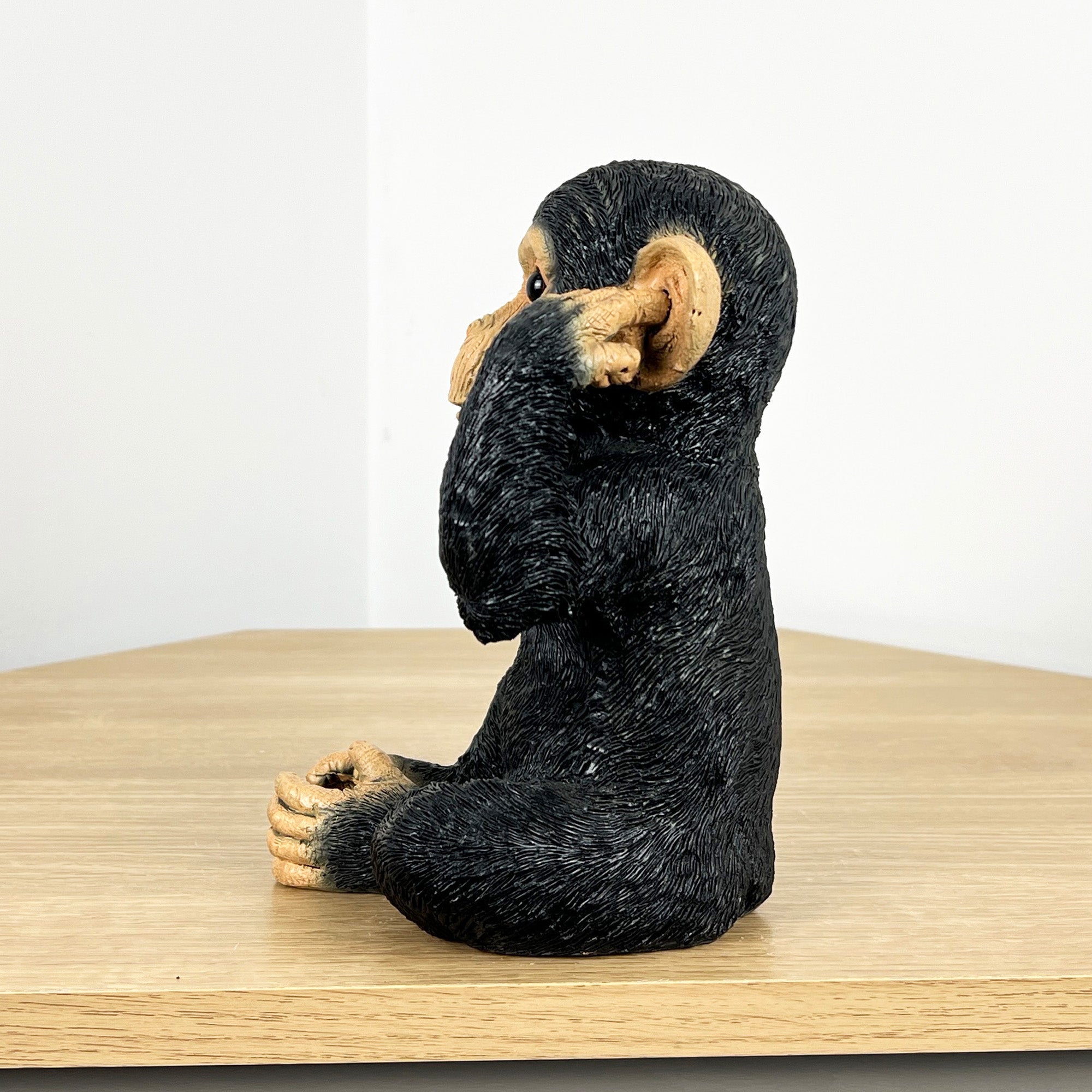 19.5cm Hear No Evil Monkey Ornament - Resin
