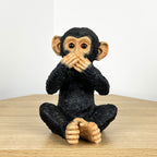 19.5cm Speak No Evil Monkey Ornament - Resin