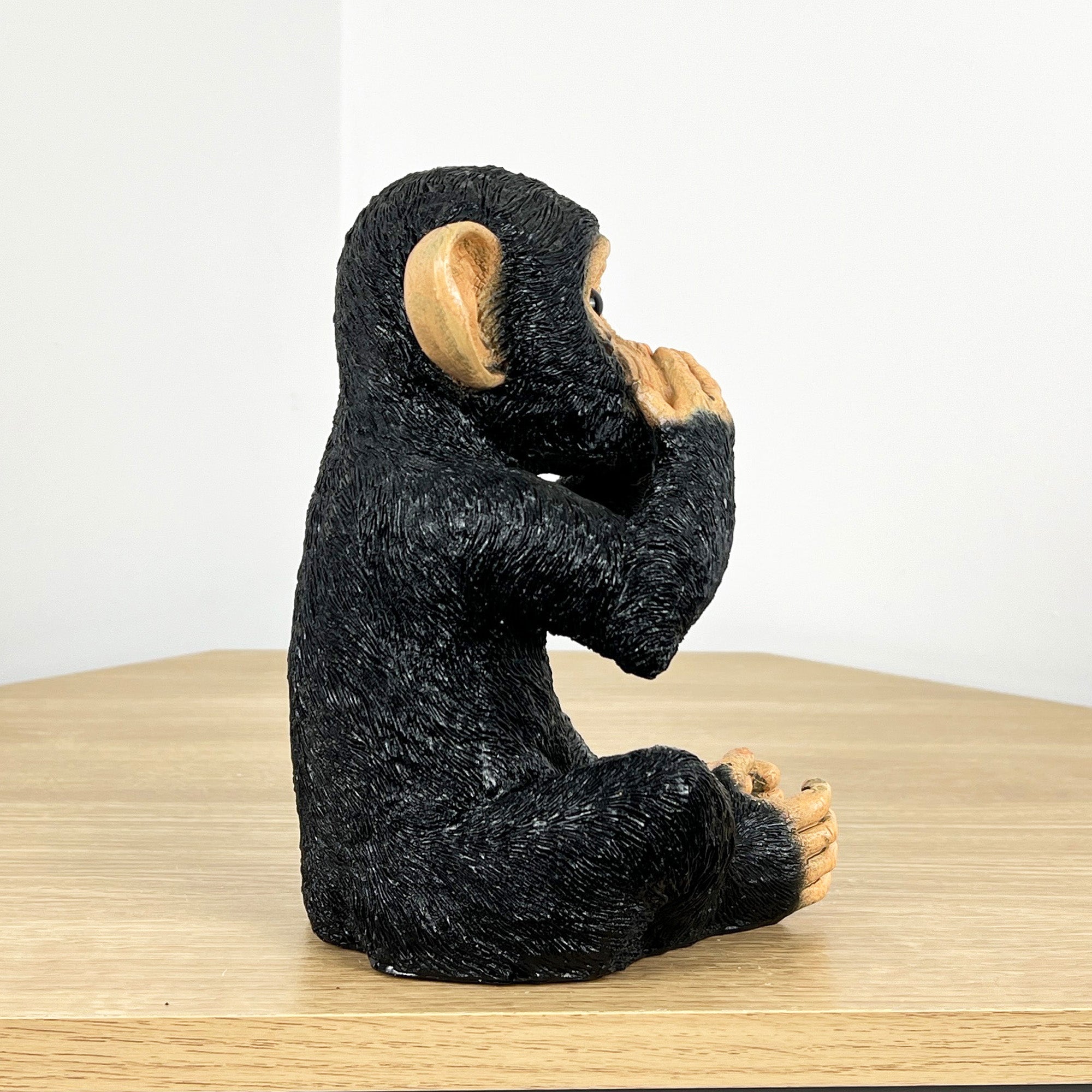 19.5cm Speak No Evil Monkey Ornament - Resin