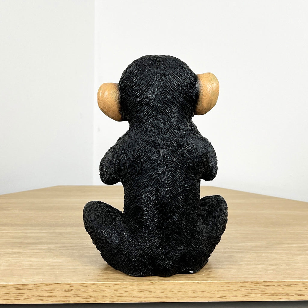 19.5cm Speak No Evil Monkey Ornament - Resin