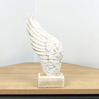 26.5cm Angel Wing Ornament - Terracotta