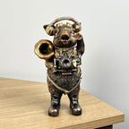 21cm Steampunk Pig Ornament - Resin