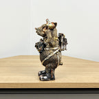 21cm Steampunk Pig Ornament - Resin