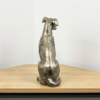 30.5cm Large Bronze Dog Ornament - Resin