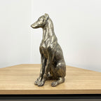 30.5cm Large Bronze Dog Ornament - Resin