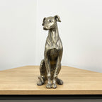 30.5cm Large Bronze Dog Ornament - Resin