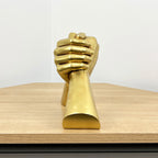 17.5cm Gold Holding Hands Ornament - Resin