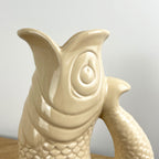 26.5cm Nautical Fish Jug Ornament - Beige