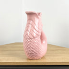 26.5cm Nautical Fish Jug Ornament - Pastel Pink
