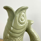 26.5cm Nautical Fish Jug Ornament - Pastel Green