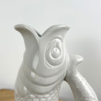 26.5cm Nautical Fish Jug Ornament - Pale Grey