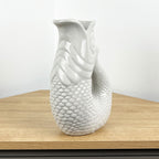 26.5cm Nautical Fish Jug Ornament - Pale Grey