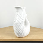 26.5cm Nautical Fish Jug Ornament - White