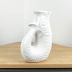 26.5cm Nautical Fish Jug Ornament - White