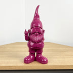 26.5cm Cheeky Middle Finger Gnome / Gonk - Purple