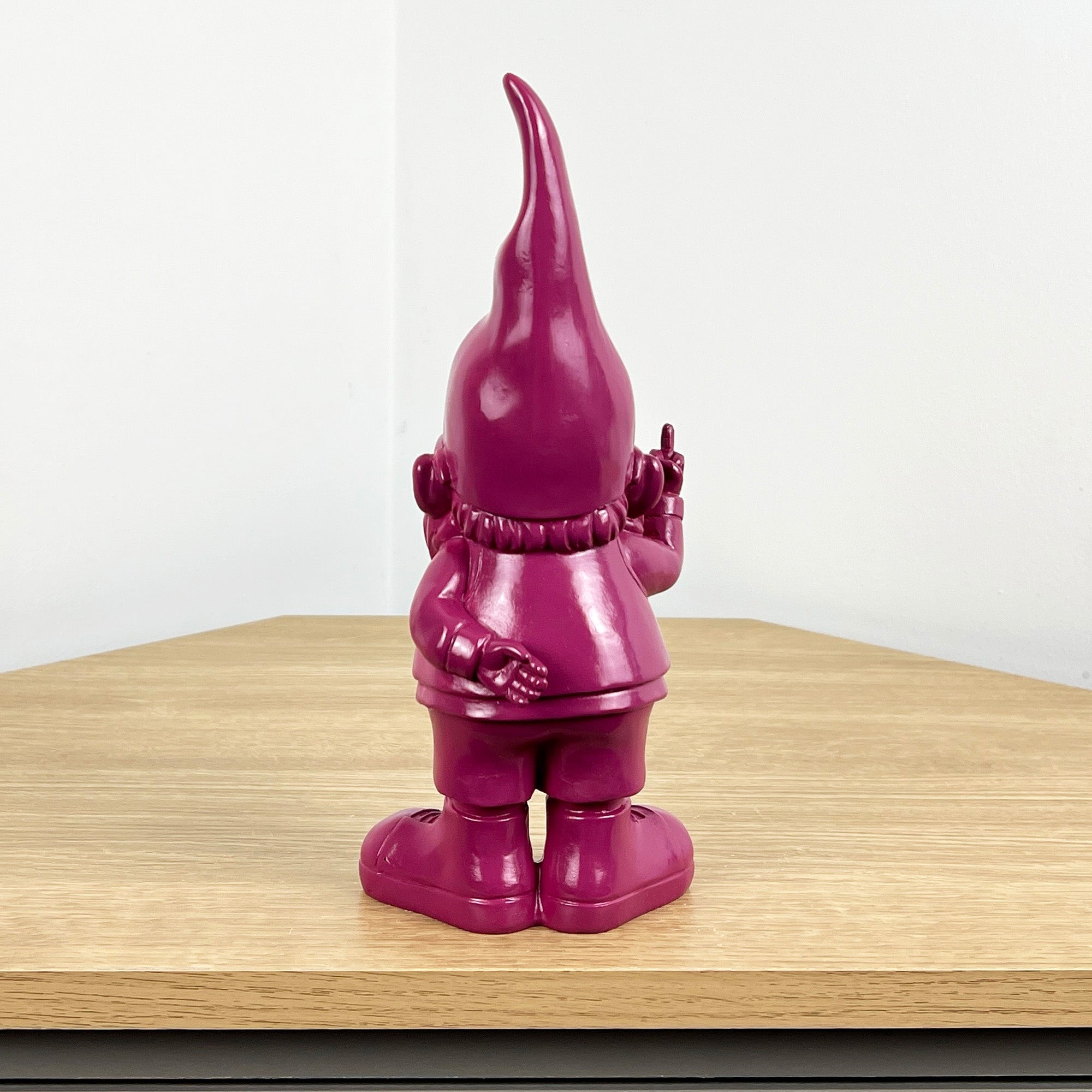 26.5cm Cheeky Middle Finger Gnome / Gonk - Purple