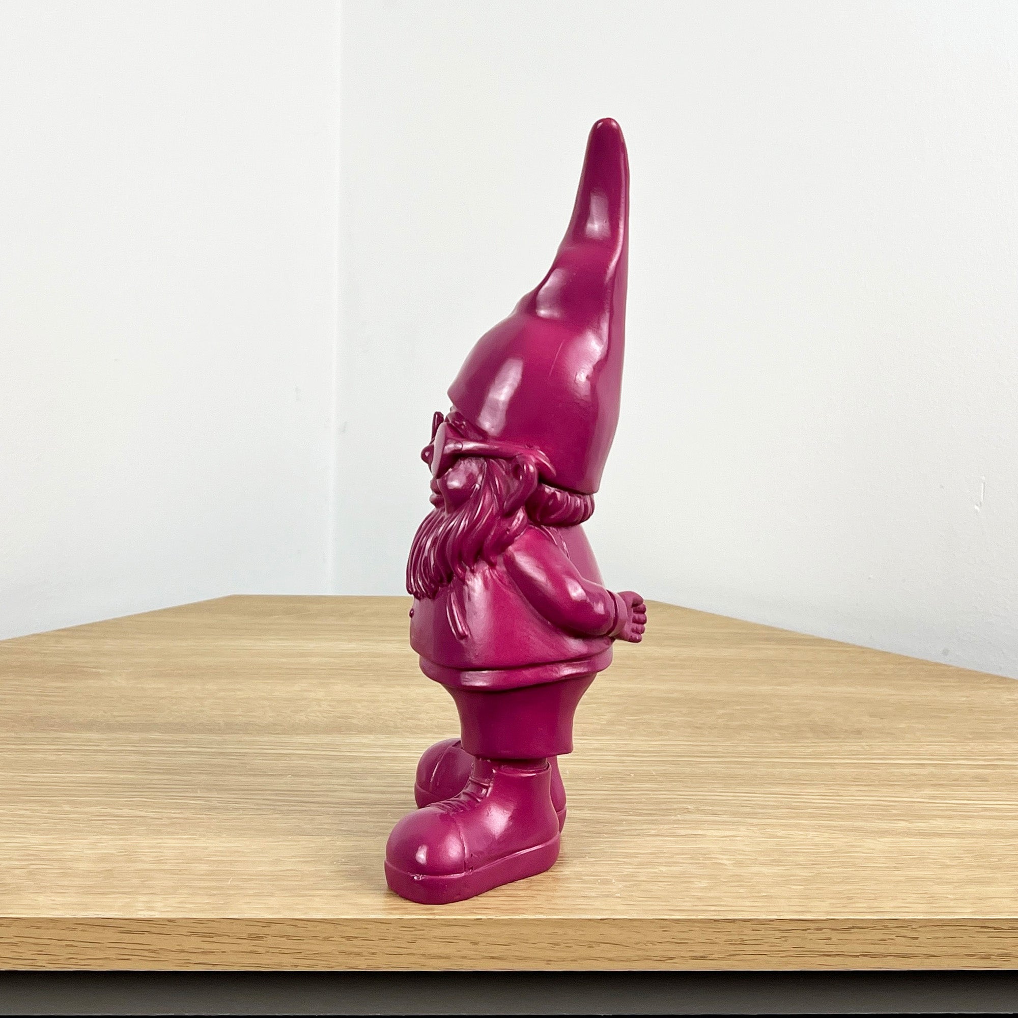 26.5cm Cheeky Middle Finger Gnome / Gonk - Purple