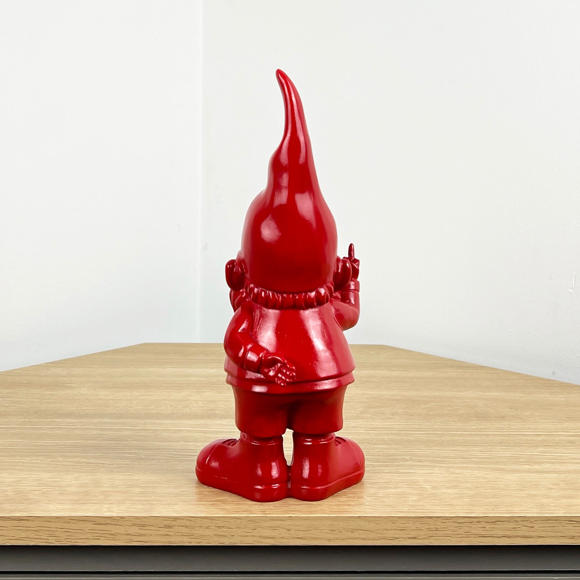 26.5cm Cheeky Middle Finger Gnome / Gonk - Red
