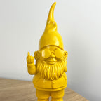 26.5cm Cheeky Middle Finger Gnome / Gonk - Yellow