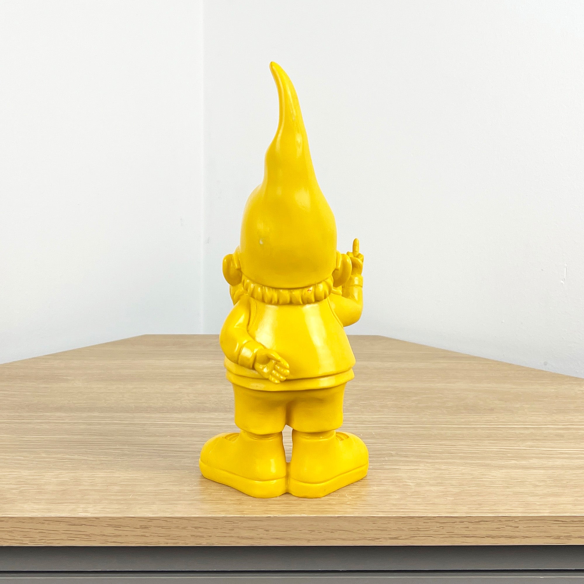 26.5cm Cheeky Middle Finger Gnome / Gonk - Yellow