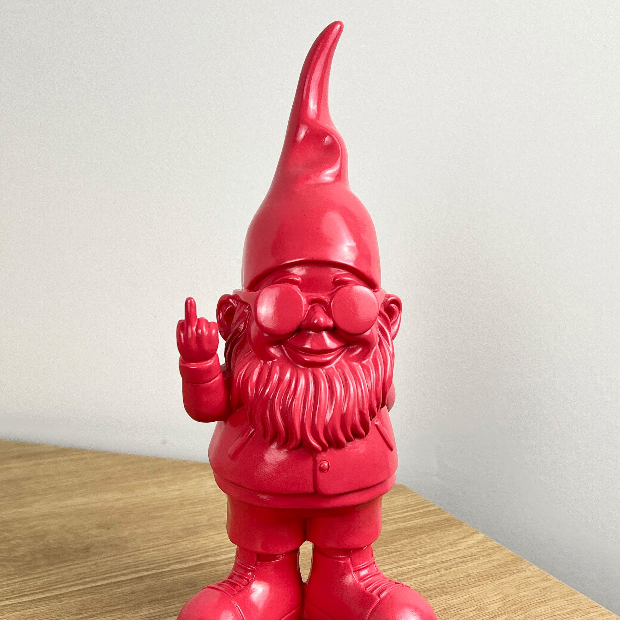 26.5cm Cheeky Middle Finger Gnome / Gonk - Pink