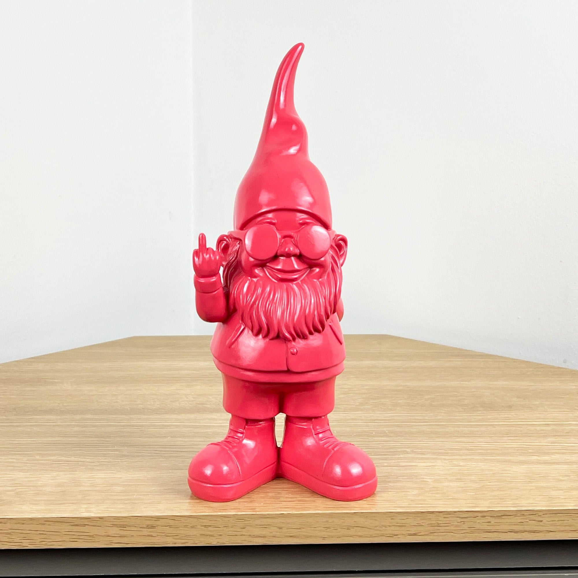 26.5cm Cheeky Middle Finger Gnome / Gonk - Pink
